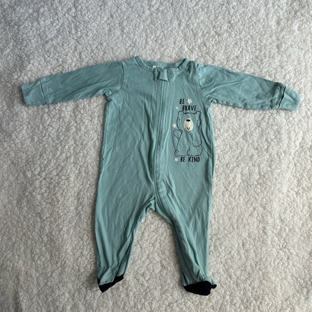 Gerber Zipper Footie Onesie
